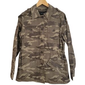 Banana Republic Utility Jacket Womens Size Small Camouflage Button Up Blazer